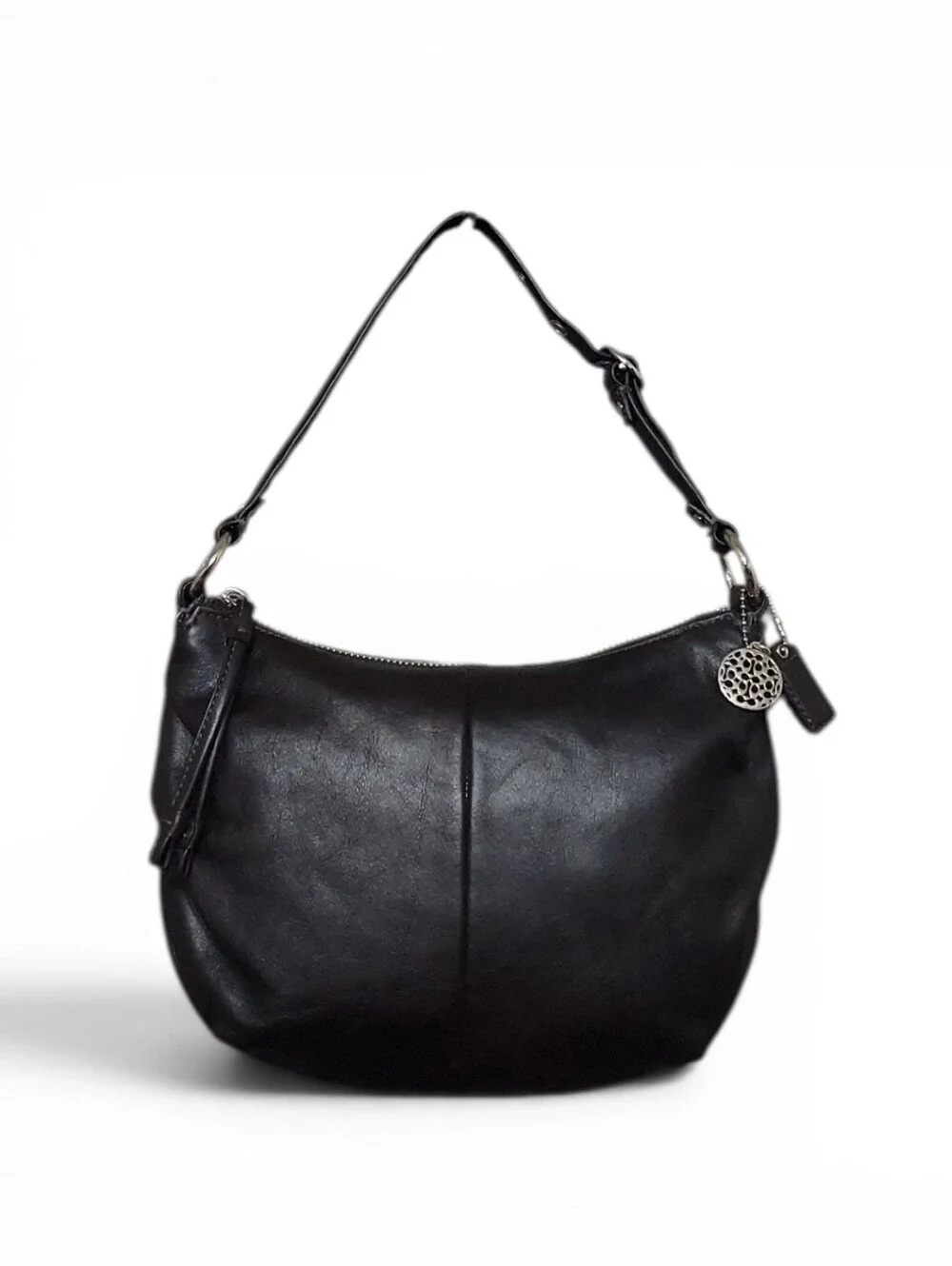 Coach Ali Soft Leather Small Shoulder Bag W Chrome Like New Vintage  No. 42732